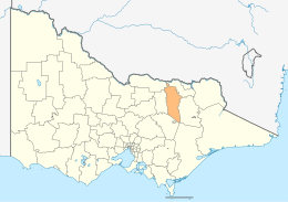 Città rurale di Wangaratta – Mappa