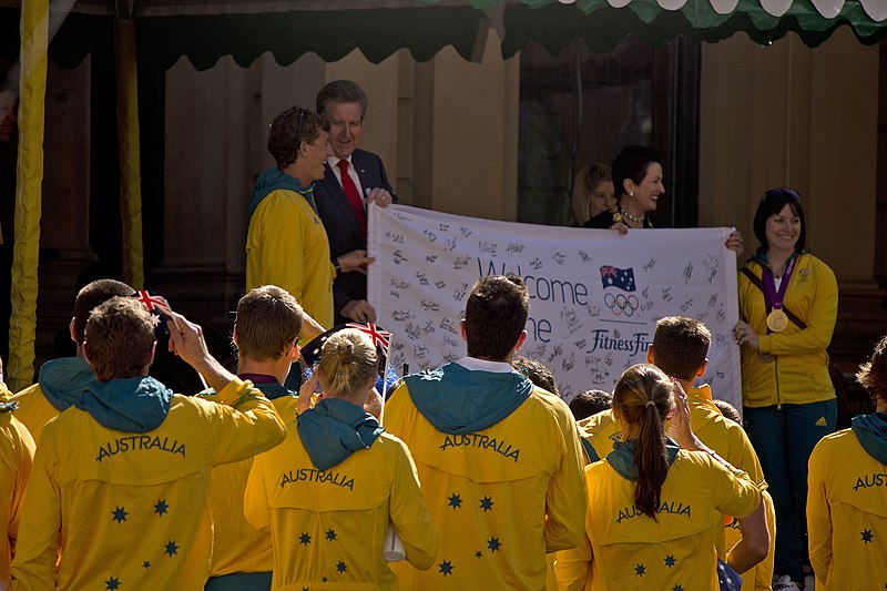 File:Autographed Welcome Home flag.jpg