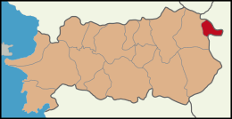 Distretto di Buharkent – Mappa
