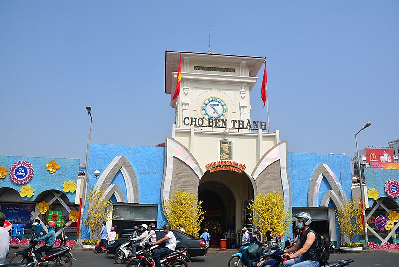 File:Bến Thành market ,Phường Bến Thành, Quận 1, TPHCM, Việt Nam Chợ Bến Thành - panoramio.jpg