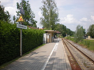 <span class="mw-page-title-main">Schwabhausen (bei Dachau) station</span>