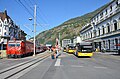 Bahnhofplatz Brig, Schweiz