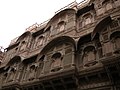 Balconies of an inner palace Mehrangarh Fort.jpg