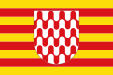 Flag of Girona, Catalonia, Spain (escutcheon)