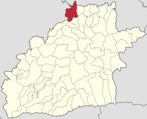 Localizarea în cadrul județului