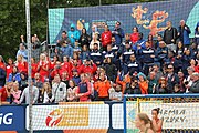 Deutsch: Beachhandball Europameisterschaften 2019 (Beach handball Euro); Tag 6: 7. Juli 2019 – Frauenfinale, Dänemark-Ungarn 2:0 (18:12, 23:22) English: Beach handball Euro; Day 6: 7 July 2019 – Women's Final – Denmark-Hungary 2:0 (18:12, 23:22)