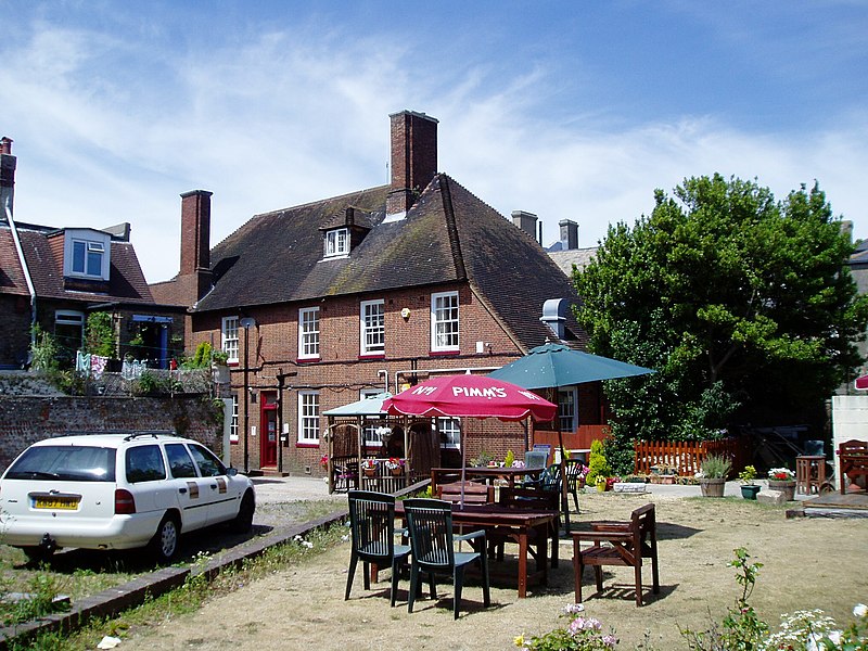 File:Beer garden at The Dolphin - geograph.org.uk - 1959432.jpg