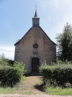 Bermeries (Nord, Fr) chapelle N.D. de Lourdes.JPG