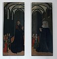 Eberhard III. von Brandenburg († 1487) und seine Gattin Elisabeth, geb. Becht (gotische Tafelbilder)