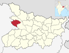 Bihar district location map Siwan.svg