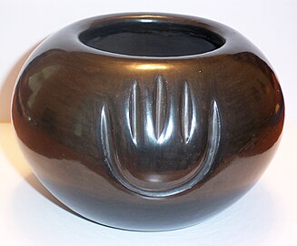 Black bowl with bear paw by Angela Baca.jpg