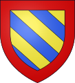 סמל דוכסות בורגונדיה, בעל שישה בנד, זהב וכחול
