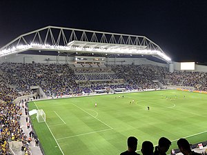 Bloomfield Stadium nell'ottobre 2019 dopo la ristrutturazione