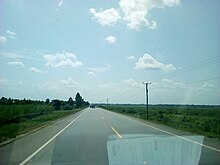 Mbale Tirinyi highway in Eastern Uganda