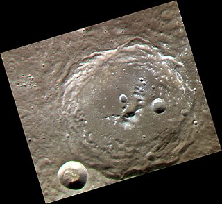 <span class="mw-page-title-main">Boznańska (crater)</span> Crater on Mercury