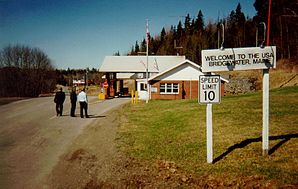 Bridgewater border post