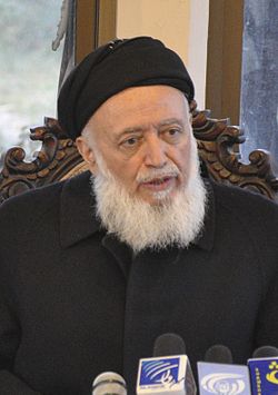 Burhanuddin Rabbani Kabulissa 2011.
