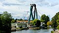 Bydgoszcz Trasa Uniwersytecka. na zdjęciu budowa mostu nad rzeką - panoramio.jpg