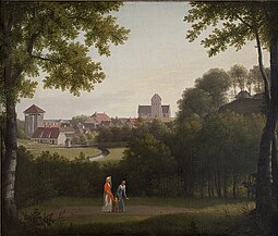 C.W. Eckersberg, Prospekt af Lyngby 1810, KMS3806.jpg