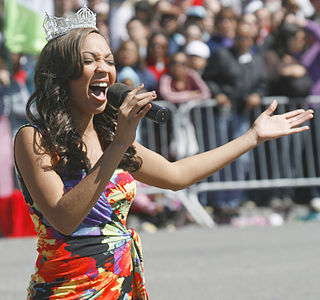 <span class="mw-page-title-main">Caressa Cameron</span> American beauty pageant titleholder and singer