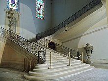 Escalier vu de profil.