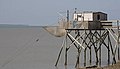 Pêche au carrelet – Netzfischerei auf der Île Madame