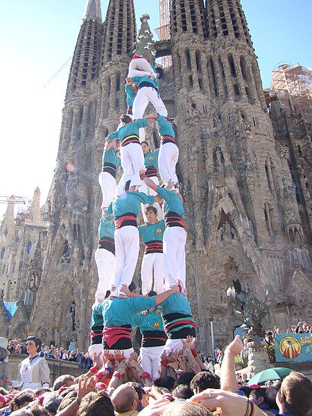 File:Castell4de7dels Castellers de la Sagrada Famìlia.JPG