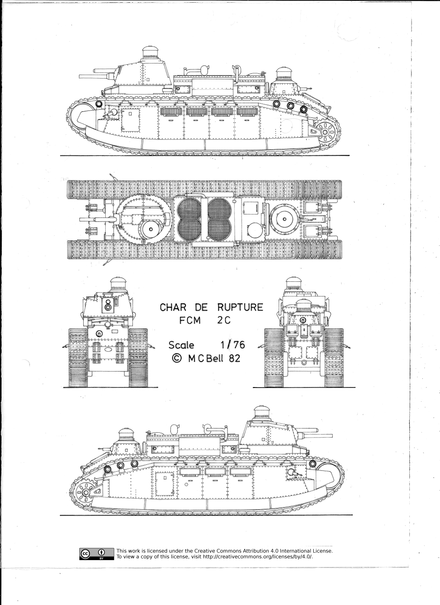 Чар 2 с. Французский танк Char 2c чертежи. Танк FCM Char 2c Франция. Французский танк FCM 2c схема. Французский тяжёлый танк Char 2c.