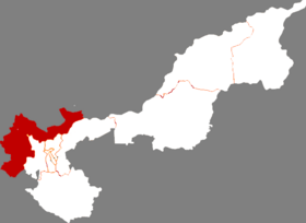 Umístění Tāngyuán Xiàn