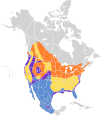 Cistothorus palustris haritası.svg