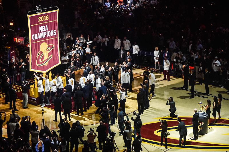 File:Cleveland Cavaliers Championship Ring and Banner Ceremony (30602636665).jpg