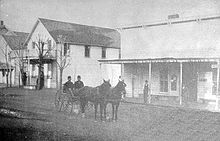 Cloverdale's first post office (c. 1871–1880)