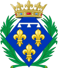 CoA of unmarried Princess of Orléans.svg