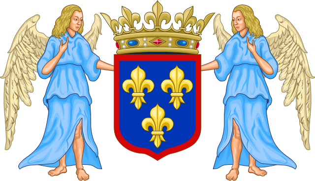 Description de l'image Coat of Arms of Prince Charles-Philippe, Duke of Anjou.svg.