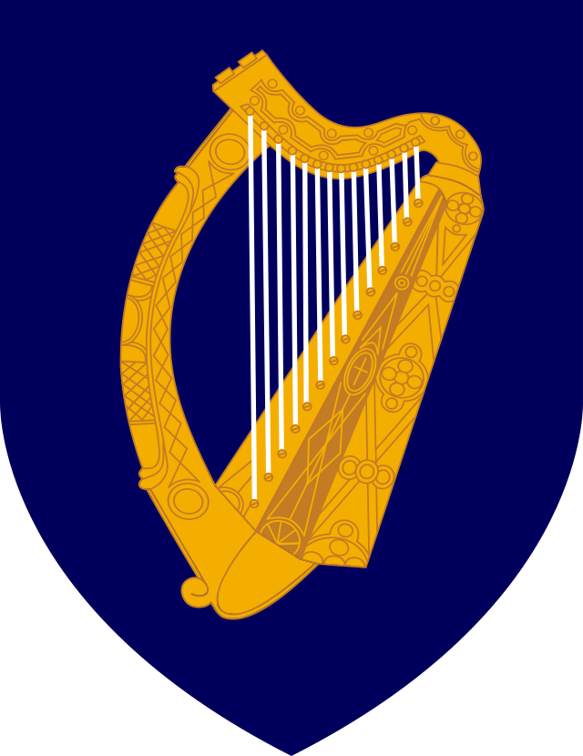  ¤ V2017 ¤ Topic Officiel - Page 4 640px-Coat_of_arms_of_Ireland.svg