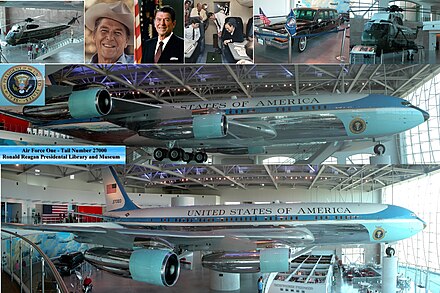 The Air Force One Pavilion collage