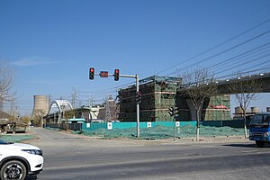 Construction site of Sidaoqiao Station (20170308143035).jpg