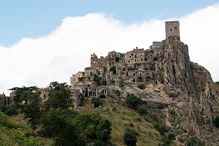 The ghost town of Craco