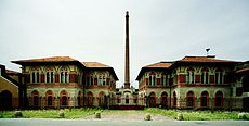 View of the cotton mill