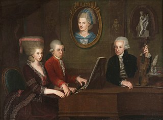 portrait de la famille Mozart