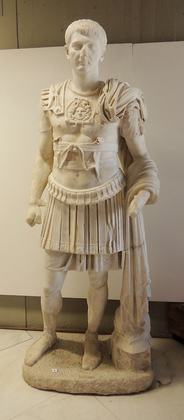 Statue of Drusus Julius Caesar from Sulcis (Sardinia, Italy)