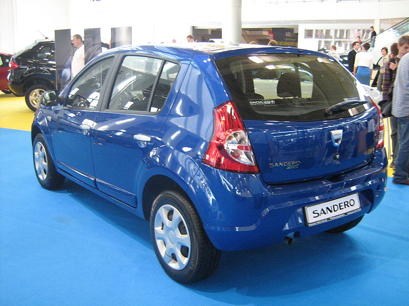 File:Dacia Sandero rear - PSM 2009.jpg