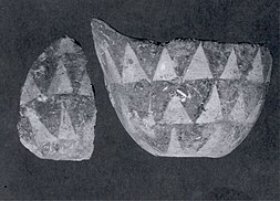 Dalma ceramic sherds excavated in 1961 in Dalma Tepe, Iran, as part of the University of Pennsylvania's Hasanlu project Dalma ceramic sherds.jpg