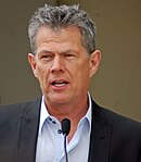 David Foster (pictured in 2010) contributed the piano part that dominates the track. DavidFosterMar10.jpg