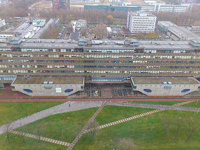 Faculteitsgebouw Civiele techniek TU Delft 1973