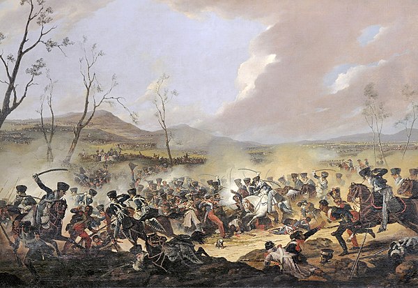 The Final Charge of the British Cavalry at the Battle of Orthez, by Denis Dighton