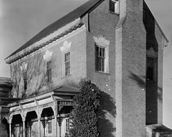 Detalj Mosesova kuća u blizini okruga Chatham Pittsylvania, Virginia, Frances Benjamin Johnston.jpg