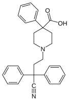 Chemische Struktur von Difenoxin.