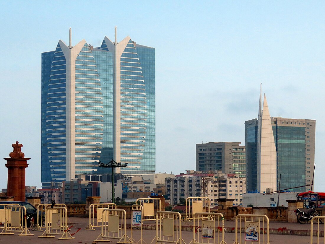 File:Dolmen Twin Towers Karachi.jpg