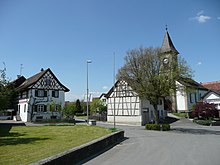Village center Dorfplatz-Buch.JPG